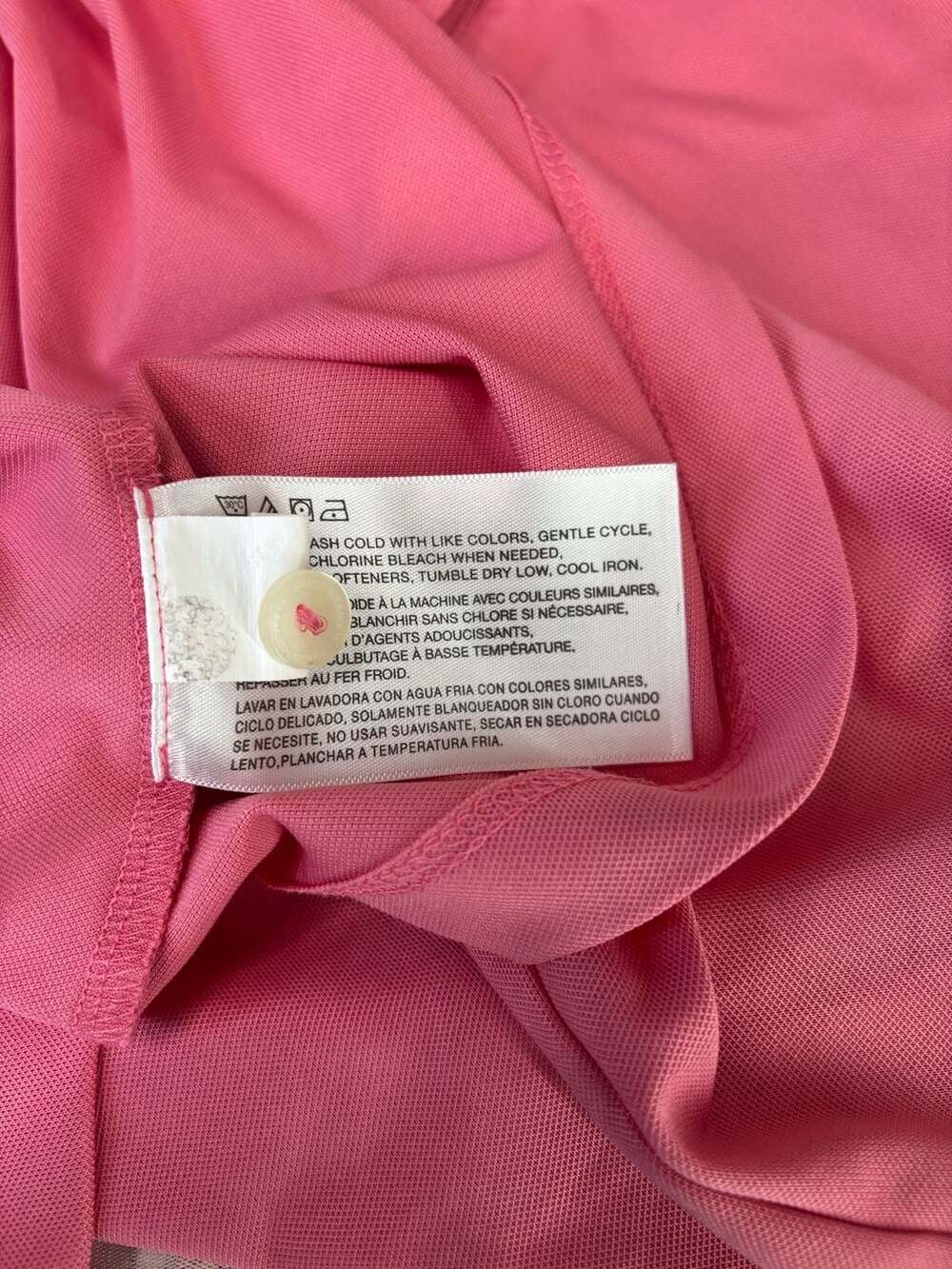 Greg Norman PlayDry Pink Sleeveless Golf Polo Shirt XL - Picture 5 of 9